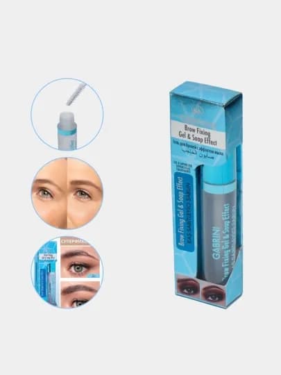 Гель для фиксации бровей Gabrini Brow Fixing Soap, прозрачный, 8 мл — 1236852-gabriniqosh27864023