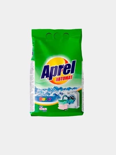 Стиральный порошок APREL COLOR Альпийская свежесть, 3 кг, 25 стирок, эффект капсулы