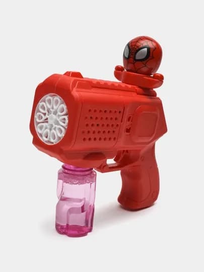 Генератор мыльных пузырей детский, на батарейках BUBBLE GUN — UNSHOPU-KOPIK-ВИШН