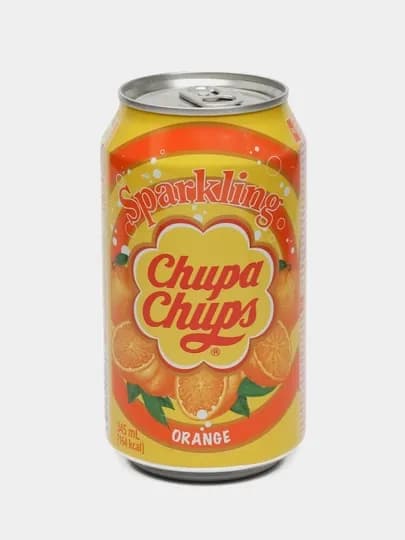 Газированный напиток со вкусом винограда Chupa Chups Orange, 345 мл