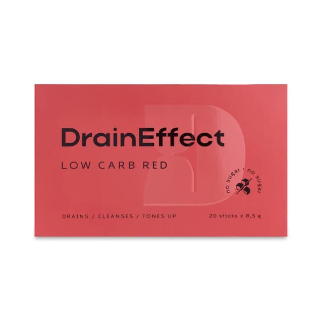 Антиоксидант Drain Effect RED Low Carb низкоуглеводный, 20 пакетиков