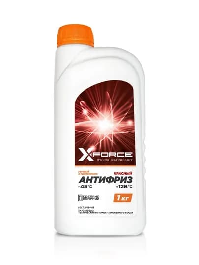 Антифриз X-FORCE Red, 1 кг -45c