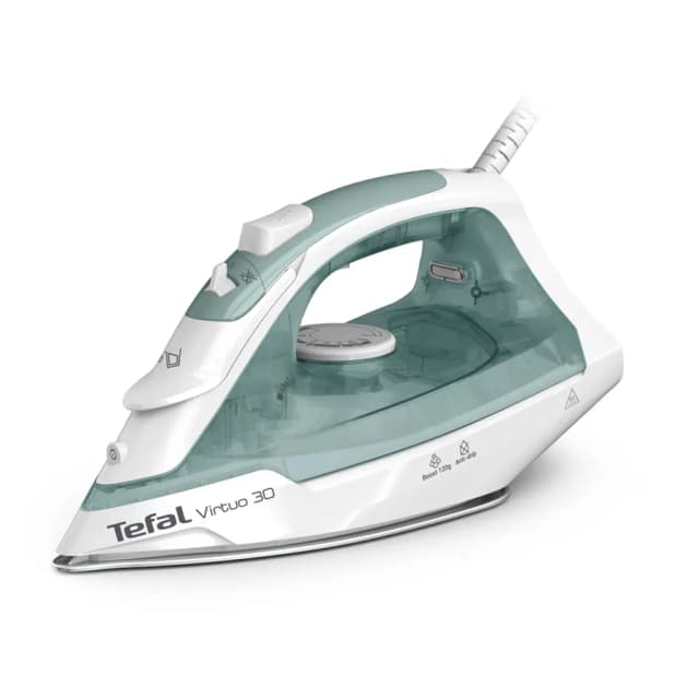 Утюг Tefal FV2C42E0 Virtuo 30, белый-зеленый