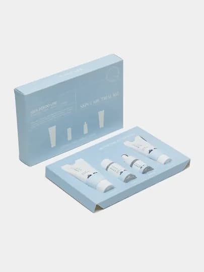 ROUND LAB дорожный набор миниатюр для лица, Pine Calming Cica Trial Kit, 4 средства — ORGKOS-WNPHXMYTXUHP-ГОЛУБ