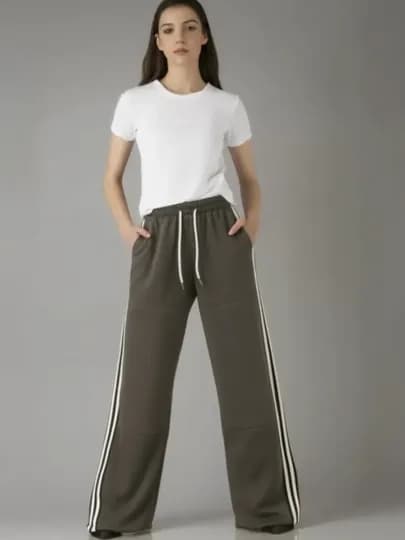 Широкие спортивные брюки (для женщин) — MODNA-ADIDASTRIKO-ТЕМНСЕР-XXL