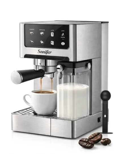 Кофемашина Sonifer SF-3587 — профессиональная, 20 бар, с капучинатором