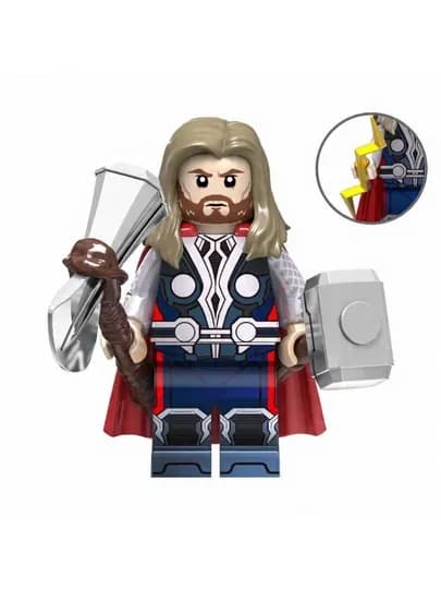 LEGO мини фигурки, Марвел, Дс, Наруто, игрушки, детские товары, 3D конструкторы, брелоки — HОМЕМАL-MARVFOX-БЕЛЫЙ