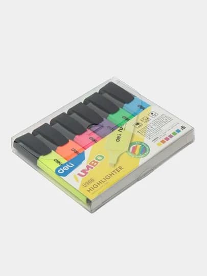 Маркер текстовый Deli U366-MT, 6 штук — DESKFOR-U366MT