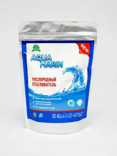 Отбеливатель, кислородный очиститель, пятновыводитель Aqua Marin universal, 1 шт, 300 г