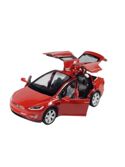 Tesla X, коллекционная модель, металлическая отделка. Отличный подарок — ML2026-MINILANDOKIJUUY65