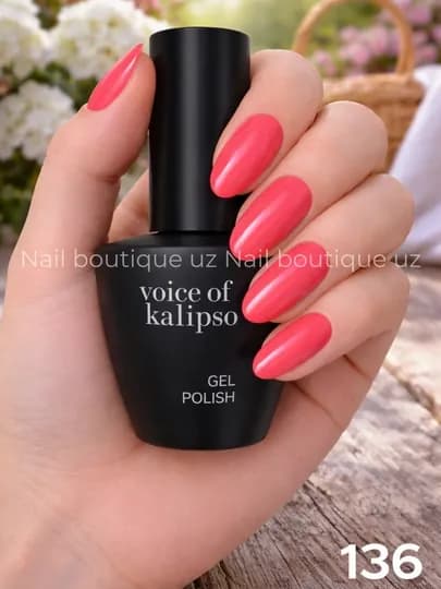 Voice of Calipso Gel Polish —профессиональный гель-лак с глубоким цветом и стойким блеском — UZNAIL-КАЛИПСО2-РЫЖИЙ