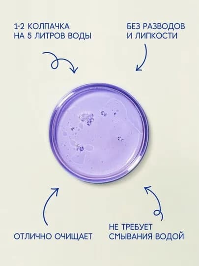 Чистящее средство для мытья пола Chirton Лаванда, 1000 мл