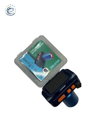 Фонарь налобный LED, c USB зарядкой, яркий, светодиодный — UZFISHI-FNRK-БИРЮЗ