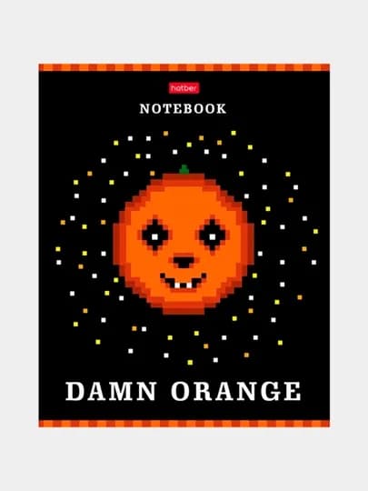 Тетрадь Hatber Damn orange 48Т5вмВ2, линия, А5ф, 48 листов