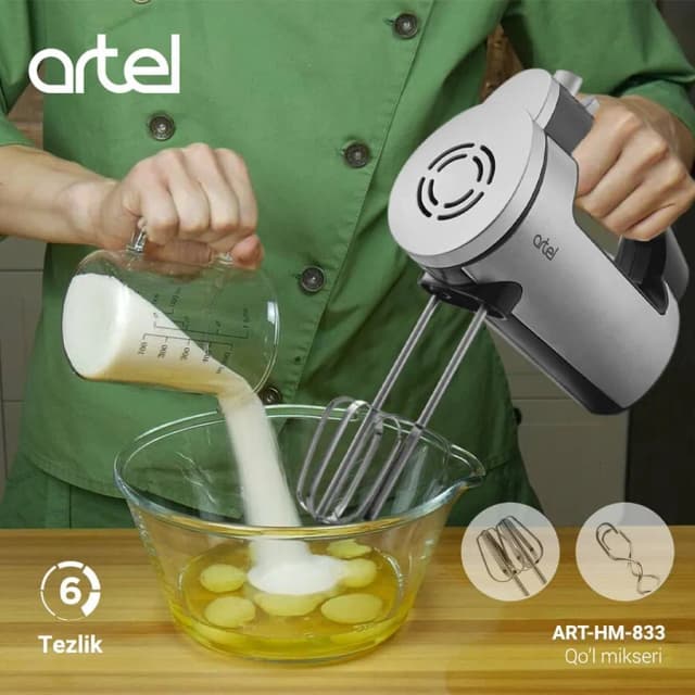 Миксер Artel HM-338, стальной-черный