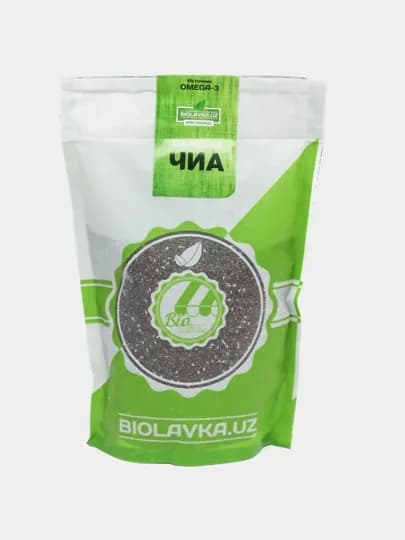 Biolavka семена чиа, натуральные, черные 400 гр