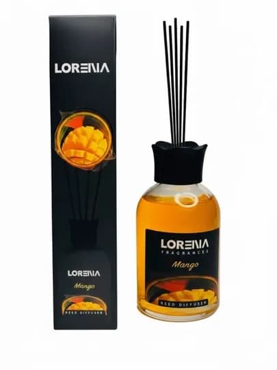 Аромадиффузор Loreva: Парфюм для дома с палочками, стойкий аромат Lorena, Loreva