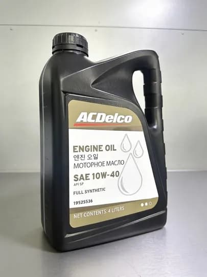 Моторное масло ACDelco Full Synthetic 10W-40, синтетическое