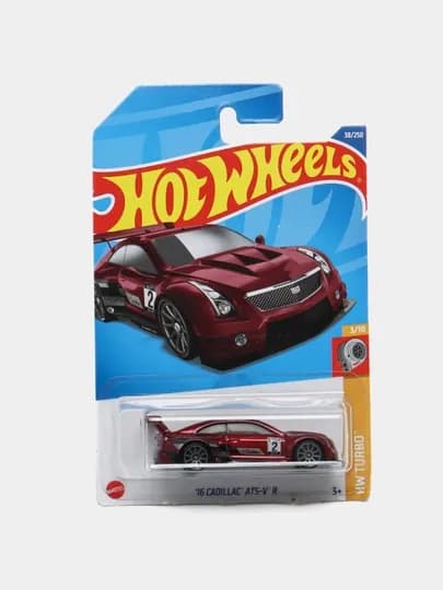 Игрушечная машинка базовой коллекции Hot Wheels — ДЕТИМАГ-HWT002-БАГРОВ