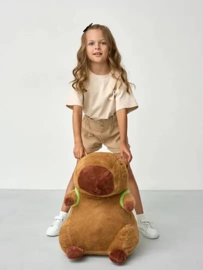 Мягкая игрушка капибара, детская