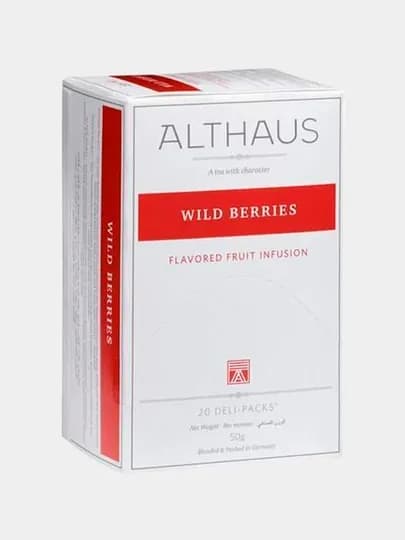 Фруктовый напиток Althaus Deli Packs Wild Berries, 20 штук