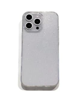Чехол на iPhone 11,12,13,14,15,16,Pro,Max,Plus, Mini, прозрачный, силикон — PREM1-BLESKMAT-ПРОЗР-17MAX