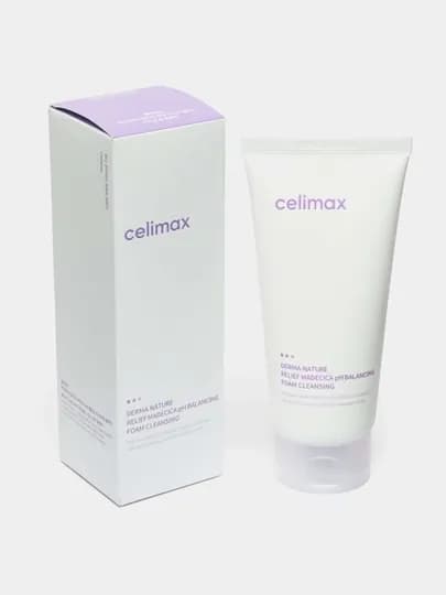 Oчищающая пенка, Celimax, Derma Nature Madecica pH Celimax Ji Woo с пищевой содой — KOREAOR-CELIPENKA-БЕЛЫЙ