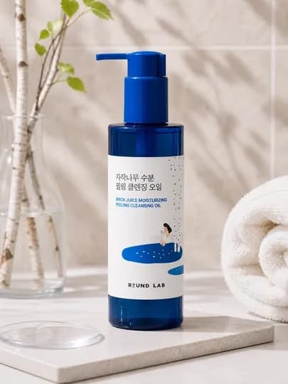 ROUND LAB Birch Juice Moisturizing Peeling Cleansing Oil 200 мл масло — B8877-11781