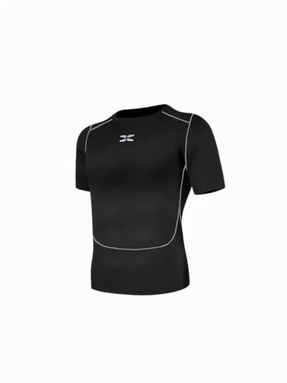 Спортивная футболка, компрессионная, обтягивающая, rashguard