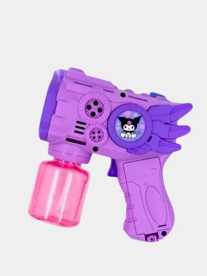 Пистолет генератор мыльных пузырей, детский, на батарейках — TOYMAG-PISTPUZ-БОРДОВ