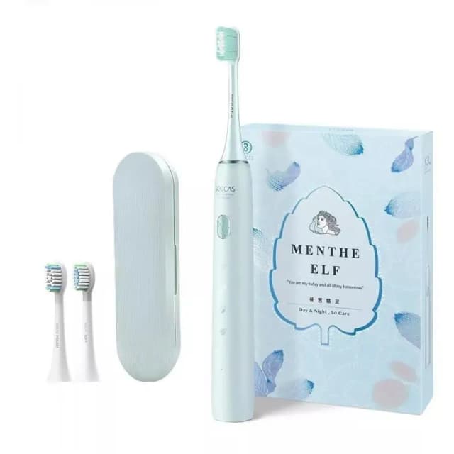 Умная электрическая зубная щетка Xiaomi Soocas X3U General Edition Mint Green Set (мятно-зелёный)