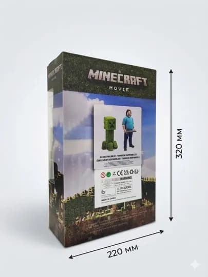 Игровая фигурка «Майнкрафт» (Minecraft) — коллекционная игрушка для детей Миненкрафт