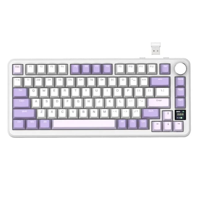 ATTACK SHARK X85 PRO RU, Lavander, Blueberry Switch, Hot-Swap