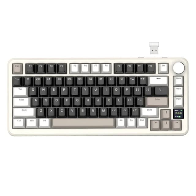 ATTACK SHARK X85 PRO RU, Cheese White, Blueberry Switch, Hot-Swap