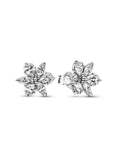 Серьги-гвоздики Pandora Herbarium Luminous Flowers with Spheres 292633C01