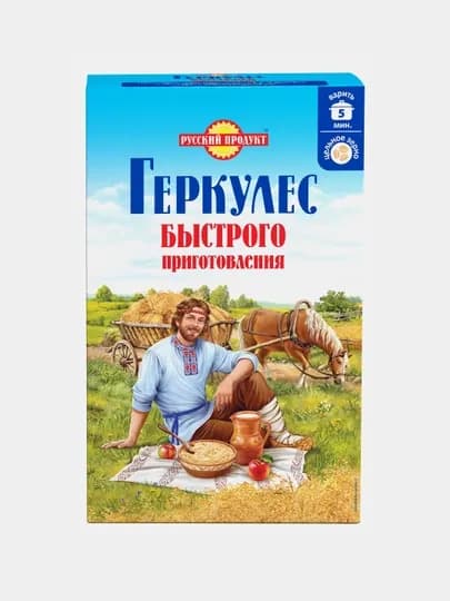 Хлопья овсяные Русский продукт, геркулес, 420 г