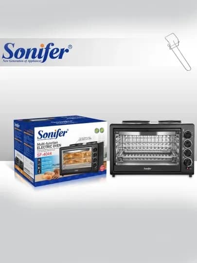 Электрическая настольная духовка Sonifer 1700W, быстрое приготовление
