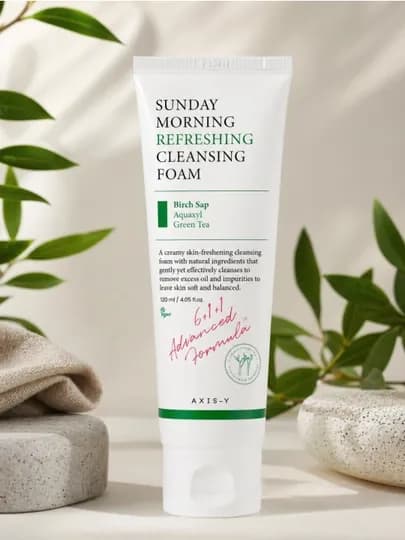 AXIS-Y Sunday Morning Refreshing Cleansing Foam Пенка для умывания 120 мл мягкое очищение — B8877-10475