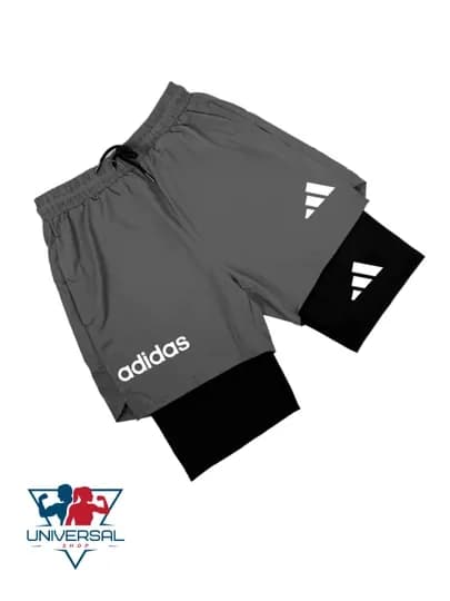 Мужские шорты для фитнеса с лосинами — УНВРСЛ-ШОРТЫADIDAS-СЕРМЕТ-4XL