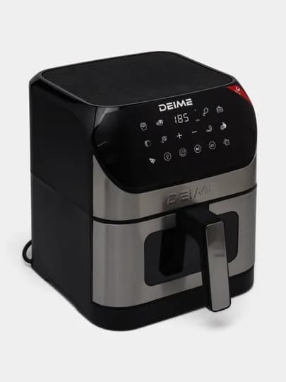 Аэрогриль Deime 6, 7, 8, 10 л, фритюрница без масла, 10 в 1, 1800 Вт, многофункциональная — DEIME-AEROGRL-СЕРЫЙ