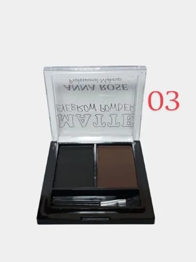 Тени для бровей и век, палетка, карандаш для бровей, контуринг — BBEAUTY-TENIKRUGSTAR-ЛИМОН
