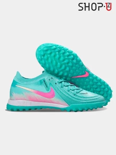 Футбольные бутсы Nike, сороконожки, яркие цвета TF Air Zoom / Magista / F50 / Phantom — SHOPZSH-NIKEBOOTS-БИРЮЗ-40