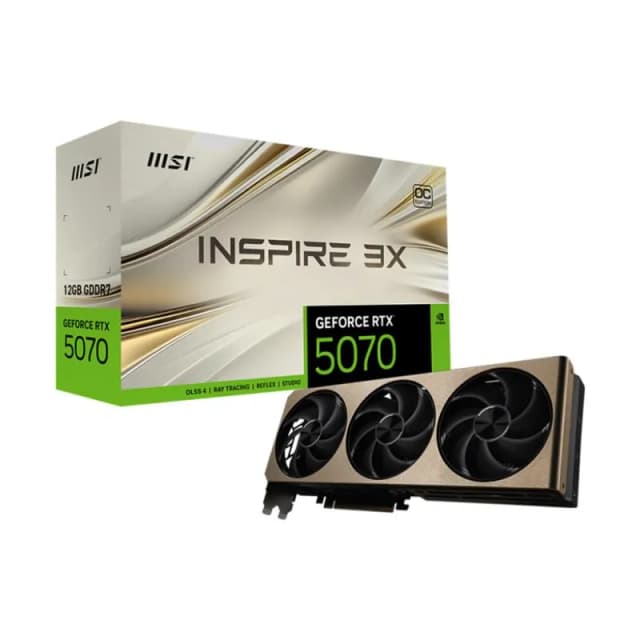 MSI GeForce RTX™ 5070 12G INSPIRE 3X OC