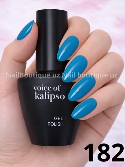 Voice of Calipso Gel Polish —профессиональный гель-лак с глубоким цветом и стойким блеском — UZNAIL-КАЛИПСО3-СИНИЙ