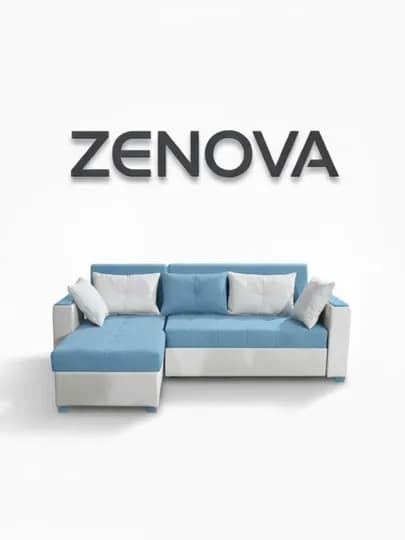 "ZENOVA" ,мягкая мебель, мебель, угловая мебель, кухонная мебель, мебель для гостиной — LOFTFUR-ZENOVA230X150-ГОЛУБ-ZNOchap-ZNOdek-ZNOkoja