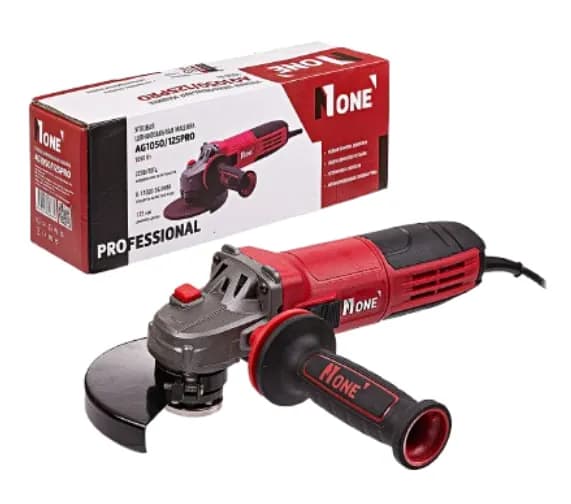 Болгарка Number one AG1050/125PRO, красный