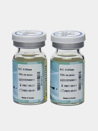CL21 SKY BLUE -7.00 Контактные линзы для зрения, голубые, BC 8.6, DIA 14.0, 12 месяцев