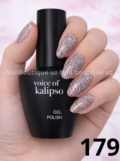 Voice of Calipso Gel Polish —профессиональный гель-лак с глубоким цветом и стойким блеском — UZNAIL-КАЛИПСО3-СЕРЕБРН
