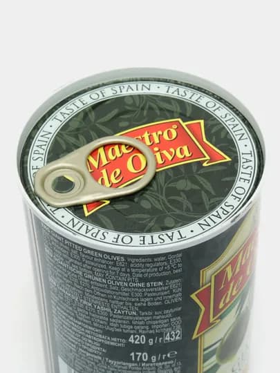 Оливки Maestro de Oliva Гигантские, без косточки, 432 г — FOODST-P00D01F