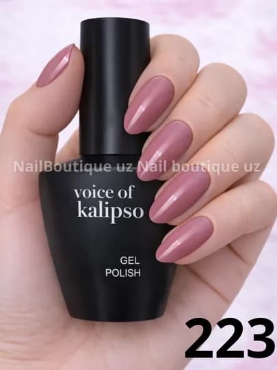 Voice of Calipso Gel Polish —профессиональный гель-лак с глубоким цветом и стойким блеском — UZNAIL-КАЛИПСО3-ТЕМНРОЗ